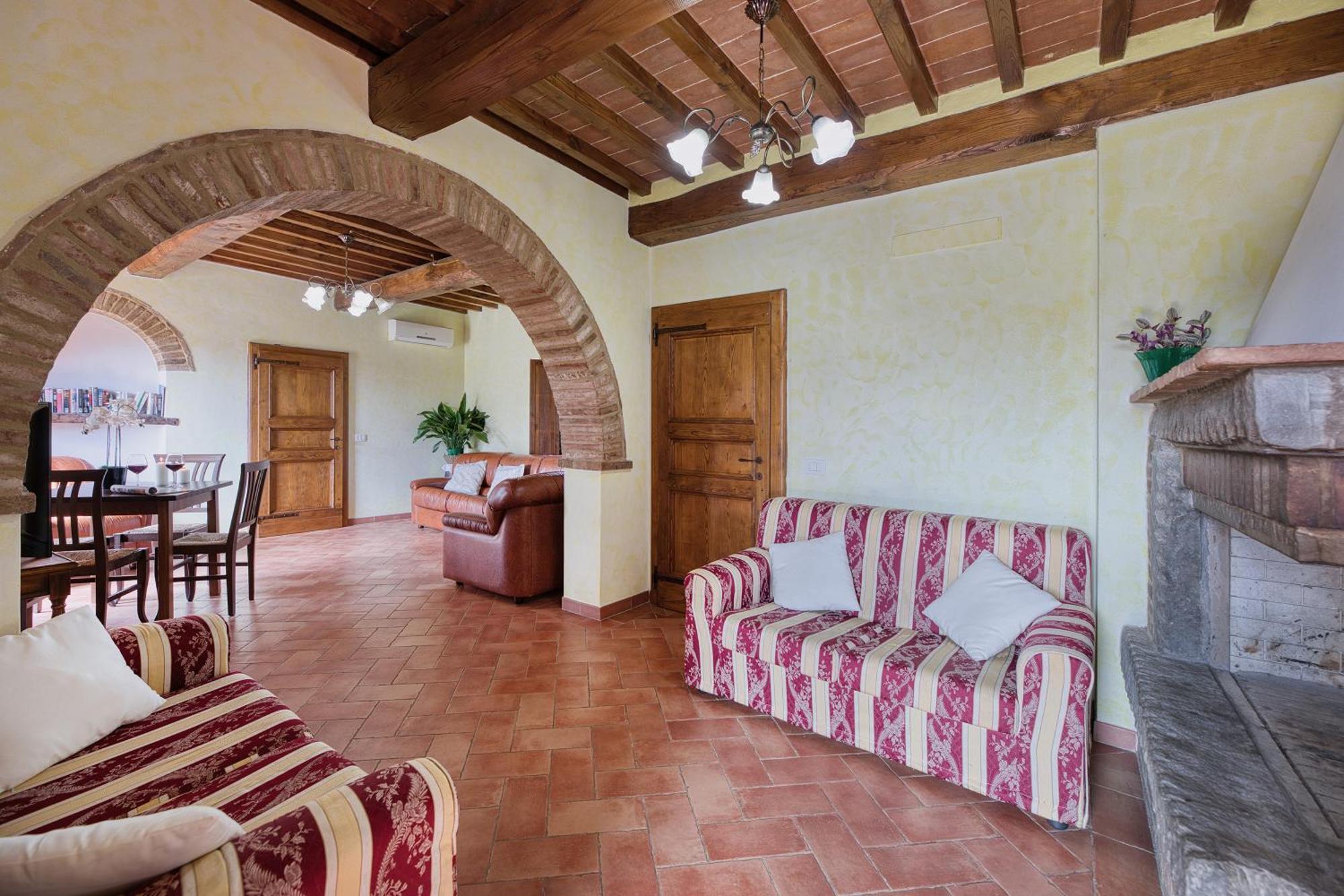 Casale Cinque Valli 8 Cortona Exteriör bild